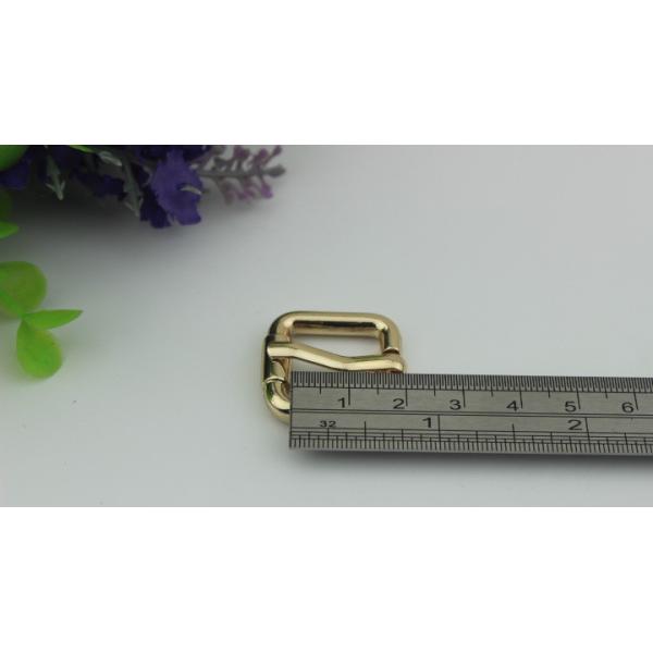 Reversible Belt Nickel Color Metal Pin Buckle Zinc Alloy 16 MM Roller Buckle For Handbag
