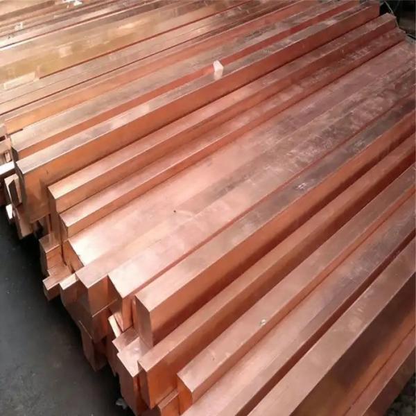 cobre de cobre redondo quadrado H90 H96 de 20x20mm Rod Bar Flat Hex Pure