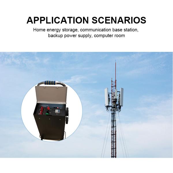 Wall mounted 48V 50Ah LifePO4 Battery For Solar Energy Storage Tie Rod Type