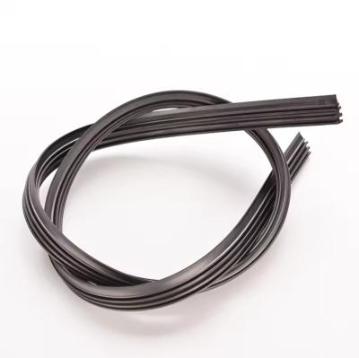Natural Black Wiper Rubber Refill 12In Car Wiper Blade Rubber Strip