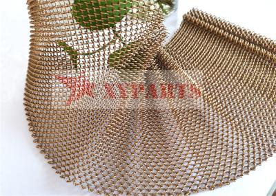 Fio tecido de suspensão Mesh Shower Curtain Aluminum Coil