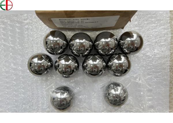 Sólido de aço inoxidável duro das bolas 60mm do EB AISI304 316 para carregar a válvula da massagem das correntes da corrediça da gaveta