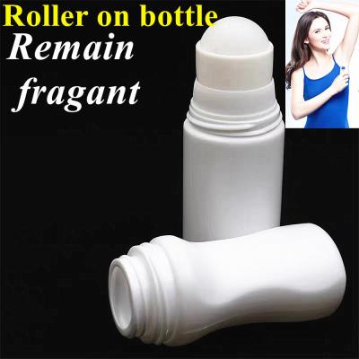 White HDPE Refillable Roll On Deodorant Bottles SGS ISO9001 Approval