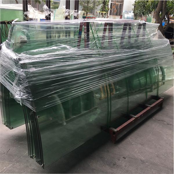 High Strength Architecture Curved Glass balcony Safety 3mm-15mm Toughened Laminated Glass Building Curved Gorilla Glass ODM / OEM