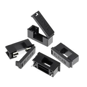 BLX-A 6.3A 250V セラミックガラス PCBマウント ヒューズホルダー 5x20mm ヒューズ用カバー付き
