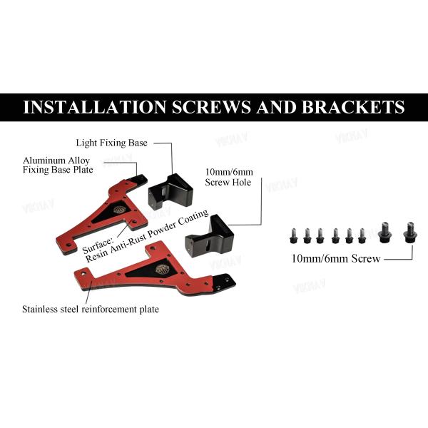 Viknav para Ford Raptor F150 2021-2024 Camioneta Comercial Guardabarros Montaje de Luz AP Marcador Lateral