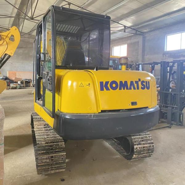 Low Working Hours Used Komatsu PC56 Mini Small Excavator for Construction Efficiency