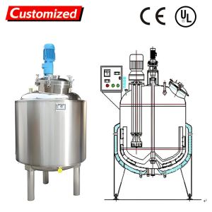 Custom-made 500L/1000L Stainless Steel Homogenizer and Disperser for Chemical Slurries and Liquid Mixing