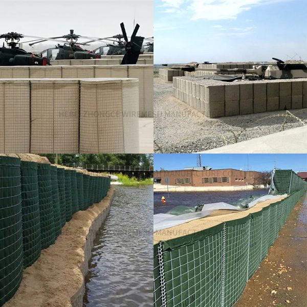 China Factory Bastion Gabions Barrier Wall/Defensive Barrier Heavy Duty Blast And Ballistic Protection Welded Bastion Barrier heesco Defensive Barrier