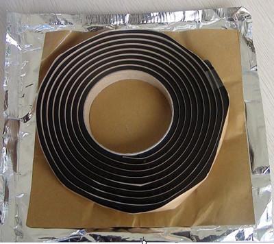 Butyl Rubber Sealing Strip Warm Edge Spacer , Insulated Glass Swiggle Spacer