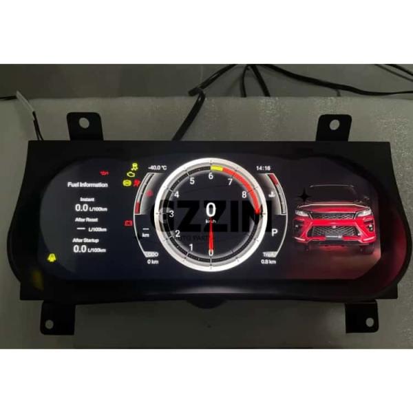 Modified LCD GPS Stereo Navi multimedia Car DVD Player For Toyota Hilux Fortuner 2016-2024