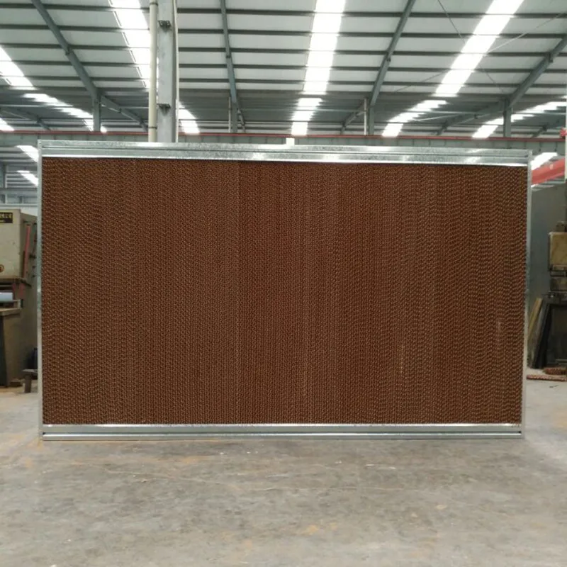 Poultry House Evaporative Wet Curtain Cooling Pad System Low Airflow Resistance