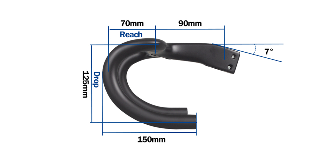 Handlebar велосипеда дороги углерода Handlebar Aero интегрированный для колес велосипеда 700c