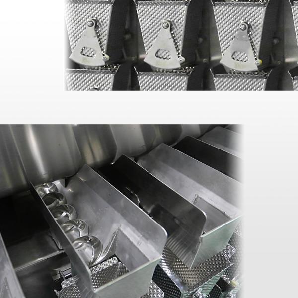Double vis embrévée industrielle de trémie alimentant le peseur de Multihead pour la nourriture collante fraîche Rib Spare