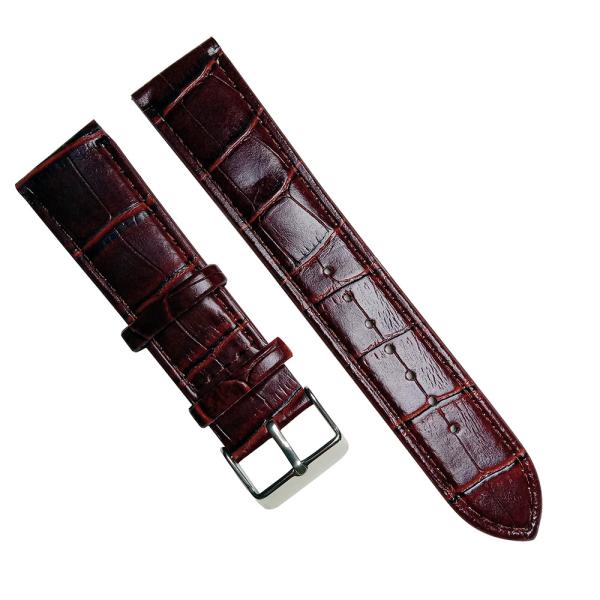 Environmental Protection 22mm Artificial Leather Strap Bamboo Section