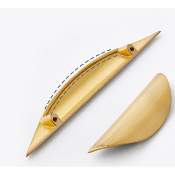 botões ligas de zinco do armário da gaveta de 64mm com o punho preto de bronze da tração do armário do ouro