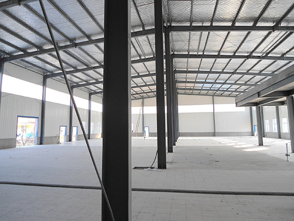 Flexible Metal Farm Buildings , Prefabricated Steel Structure Warehouse Building