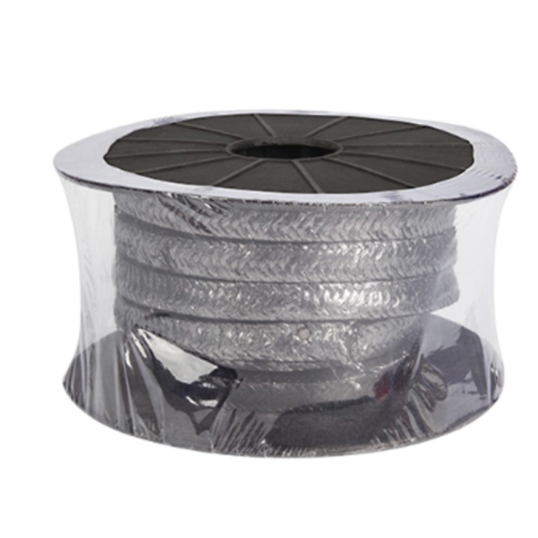 OEM 3mm*3mm Graphite Packing Rope For Petroleum Equipment