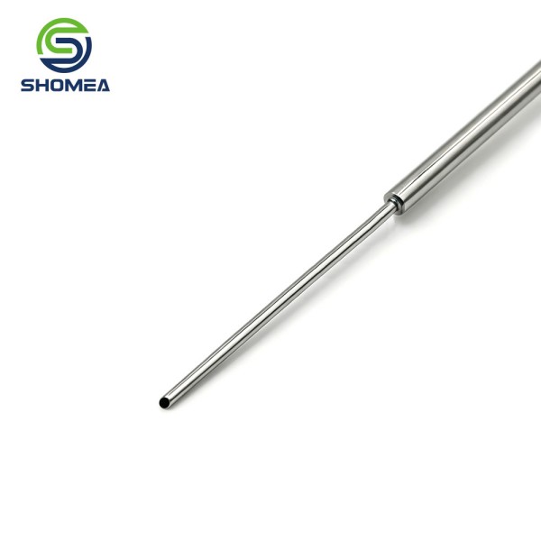 Customized Stainless‑Steel IVD Aspiration Needle with Knurled Internal Thread Hub