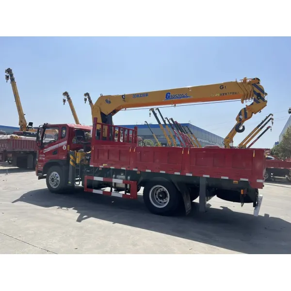 Heavy-Duty 8 ton Hydraulic Truck Crane for Efficient Lifting