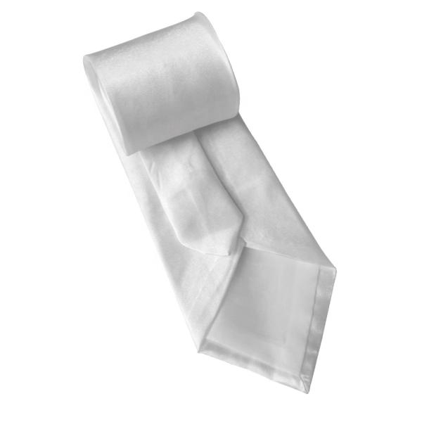 Customized Blank White Silk Sublimation Necktie For kids And Adult