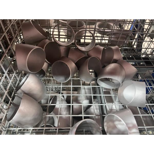 Mirror Polishing Sandblasting Sand Rolled 45 Degree Elbow SS Butt Weld Pipe Fittings