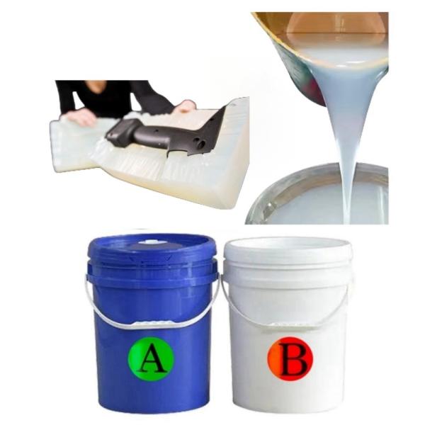 Bulk RTV2 Platinum Silicone Rubber Liquid For Making Gypsum Concrete Crafts Mold