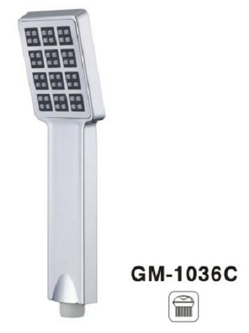 Polished Chrome Bathroom Shower Head Special Shape Hand Held Shower Head