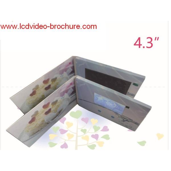 Advertising Rechargeable Video in print brochure MP3 / MP4 / wifi supported