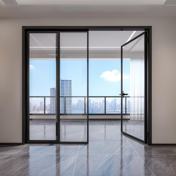 Durable Aluminum Alloy Casement Doors With Thermal Insulation