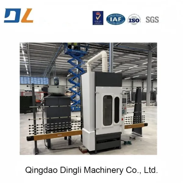 Manual PLC Glass Sand Blasting Machine for Frosted Glass