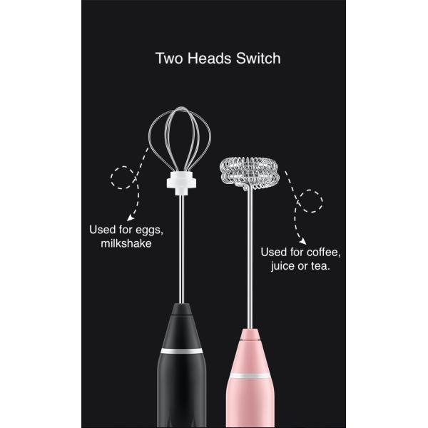 Handheld Household Stand Mixers 0.5A USB Rechargeable Egg Beater