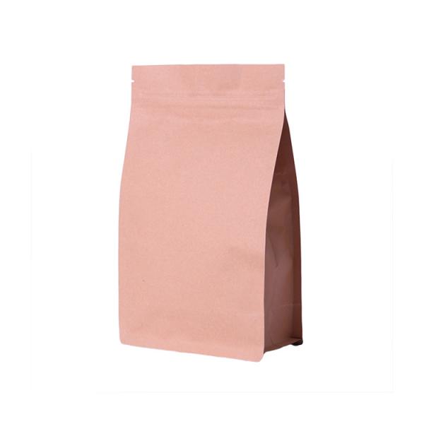 Mylar Kraft Paper Foil Inner 1kg Eco Friendly  Bags Stand Up
