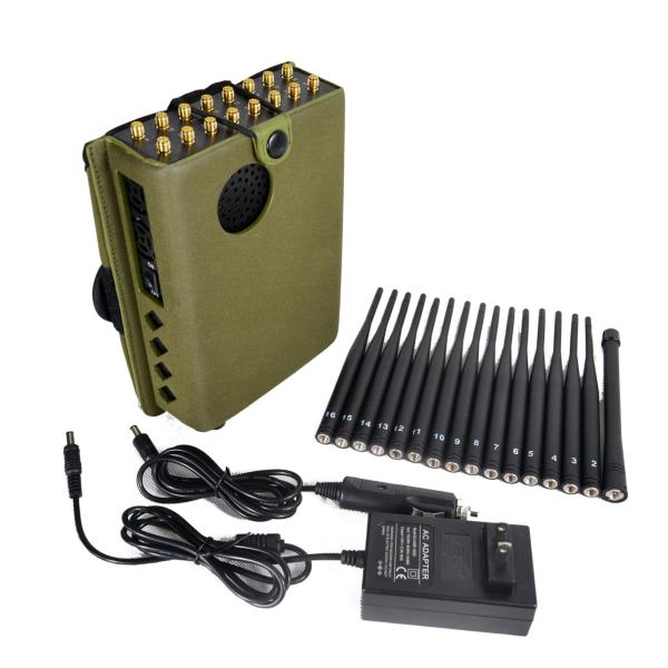 12000mAh 2.5dBi Cell Phone Signal Jammer AC110V With Nylon Cover