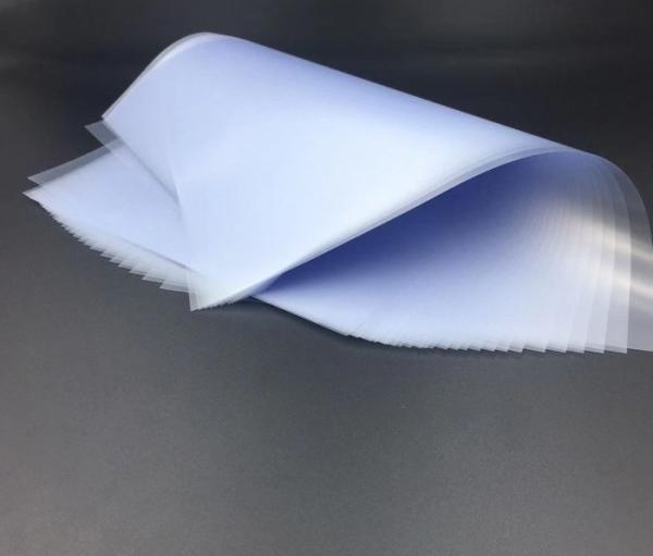 Anti Abrasion PVC Coated Overlay Film Middle Layer For Laminating Plastic Cards