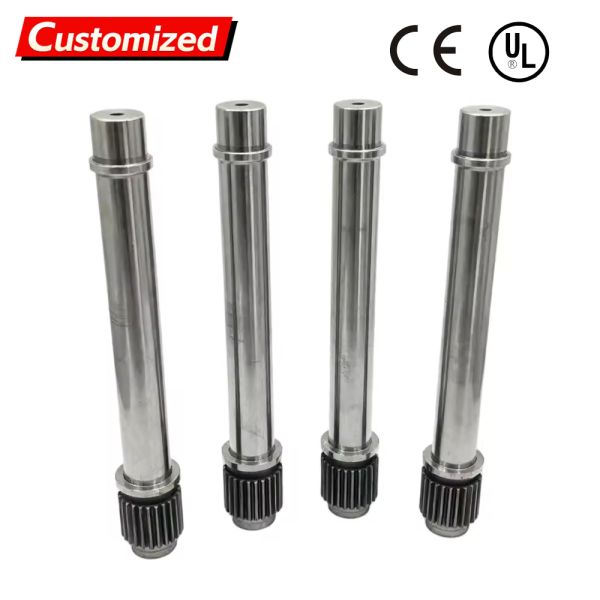 Customizable Design High-Quality Material Splined Shaft and Pinion Shaft with Strong Versatility for Industrial Machinery