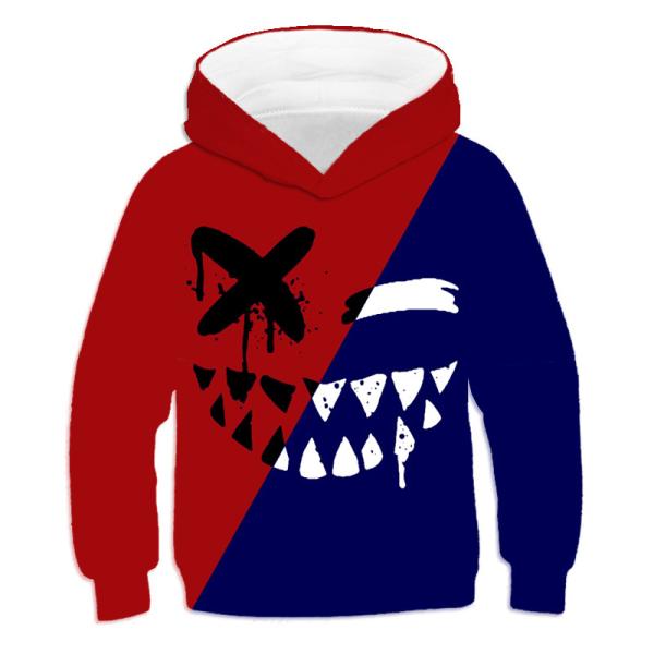 Custom Children's Sports Shirts Boys And Girls Hooded Sweatshirts To Map