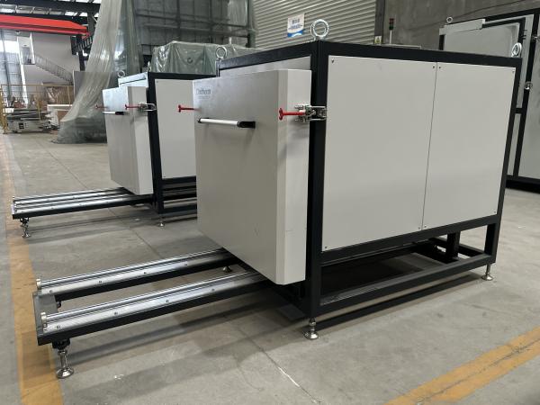 Light Gray Casing Vertical Atmosphere Box Furnace PID Auto-tuning Atmosphere Box Furnace