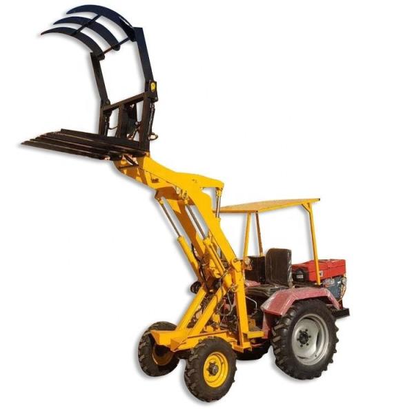 None Hydraulic Valve Front End Loader Tractor With Attachments Wheel Loader Moving Type