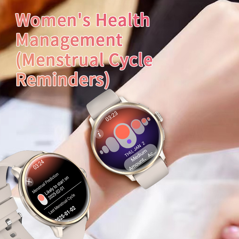 H88 4G Android Woman Smart Watch 1.6 Inch AMOLED 3+32GB NFC Sim Card Video Call IP68 Waterproof AI Voice Assistant Calendar