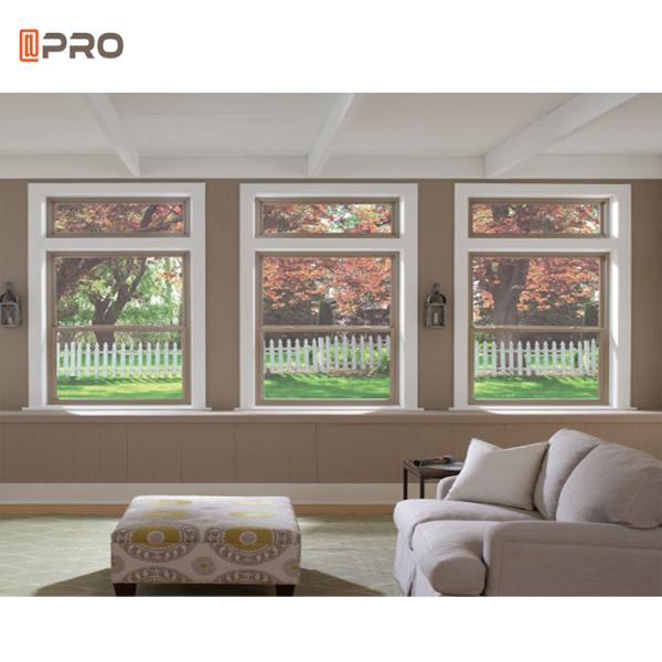 Horizontal Sliding Aluminum Glass Window With Grill Design