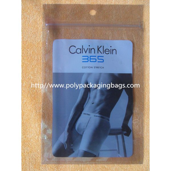 Personalized Zip Lock Bags Anti Static Foil Bags For Sport Briefs