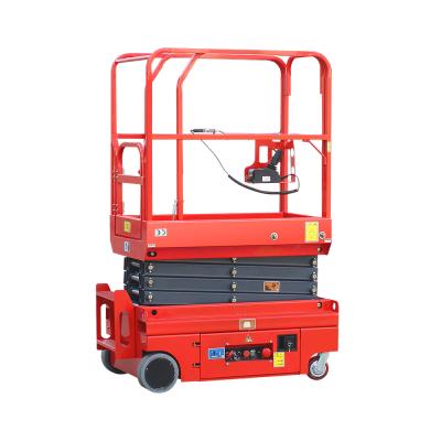3m 4m 19 foot Mini Compact Electric Scissors Lift Platform Table Indoor Facility Repair