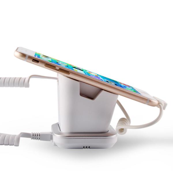 COMER security alarm display system for mobile phone stand with stickers for mobile stores