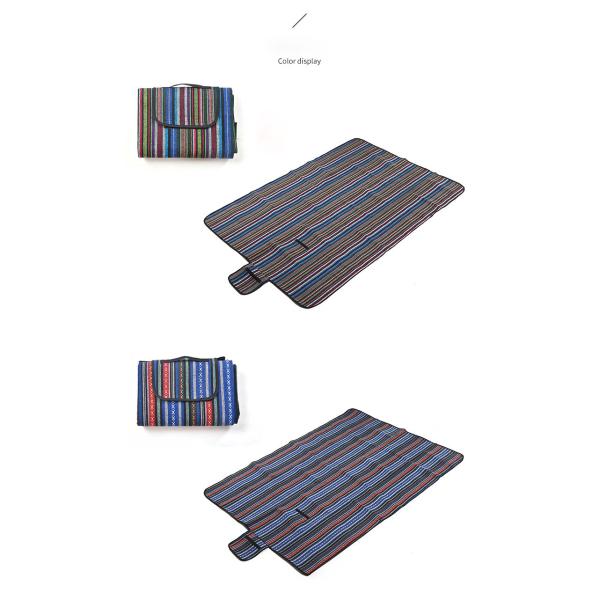 Outdoor Camping Style Waterproof Polyester Foldable Picnic Blanket for Custom Design
