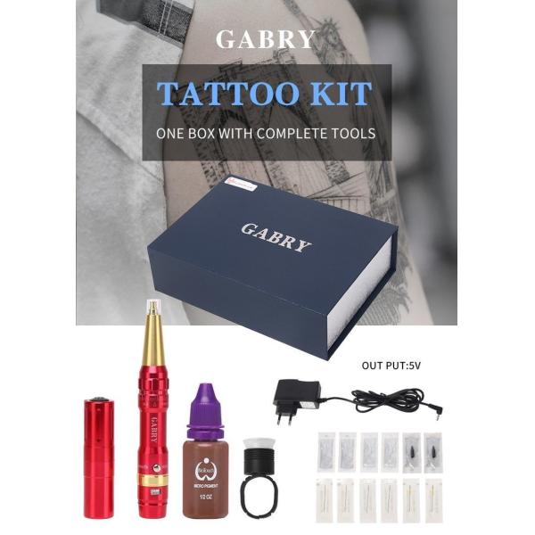 Wireless Semi Permanent Tattoo Pen Machine Kit For Lip Eyebrow Microblading