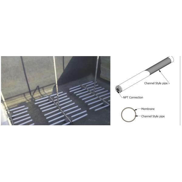 2mm Fine Bubble Membrane Disc Diffuser EPDM SOTE % 22-59 Hole Quantity 3500-8000