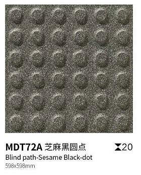 Gray Yellow 600x600mm Scratch-resistant Blind Path Tile
