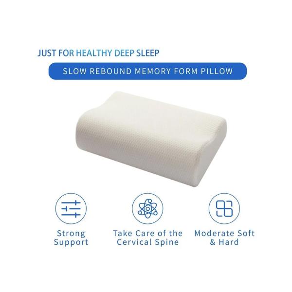 Anti-Static Orthopedic Sleeping Nursing Bed Pillow with Adjustable Contour Memory Foam