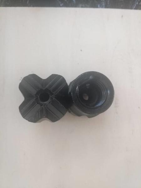 H25 - 42mm Diameter Cross Drill Bit Threaded Small Hole Drilling Tools For Minning Quarring